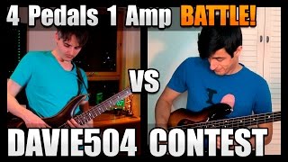 Davie504 Bass Battle using Royal Blood style Effects  4 Pedals 1 Amp Sire Contest [upl. by Arinaj]