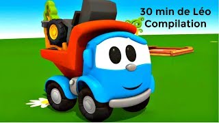 Compilation 30 min de Léo le camion Dessins animés éducatifs [upl. by Spracklen402]