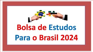 Bolsa de estudo para o Brasil [upl. by Moises639]