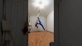 aerial hoop 🪐🧚‍♀️ aerialhoop aerial split flexibility [upl. by Arraet298]