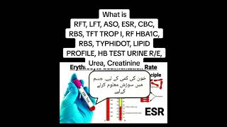 Most common laboratory test Names and their indications [upl. by Aifos]