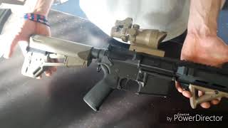 GBLS GDR15 DAS airsoft platform review L119A2 [upl. by Annairb]