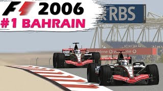 F1 2006 Championship  1 Bahrain  Montoyas Revenge [upl. by Ainala]