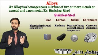 Alloy  Why we alloying metals  Amalgam Chapter 3 CHEMISTRY Animated Videos Jatin Academy [upl. by Frentz]