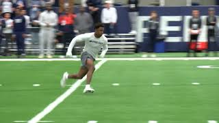 Scenes from Jahan Dotson Pro Day former Penn State football receiver [upl. by Atiuqcir509]