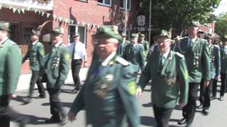 Schützenfest in Holdorf 2016 Montag Umzug [upl. by Enyallij961]