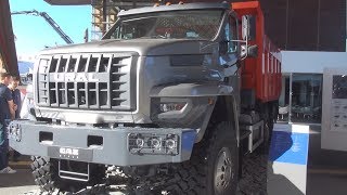 Ural Next 55571512174 6x6 Tipper Truck Exterior and Interior [upl. by Fillender110]