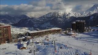 Le Corbier sous la neige [upl. by Nyvets]