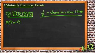 Mutually Exclusive Events An Application Algebra I [upl. by Thornburg]