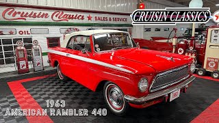 1963 American Rambler 440 Convertible  Cruisin Classics [upl. by Jaf]