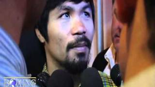 Manny Pacquiao opens up about Floyd Mayweather Jr phone call [upl. by Kirven]