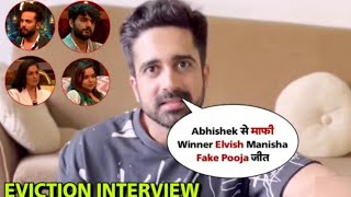 Avinash Sachdev First Shocking Interview after Evcition from Bigg boss OTT Reply to Fukra Elvish [upl. by Gildas]