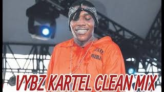 Vybz Kartel Mix Clean  Vybz kartel Throwback Mix  Calum beam intl muzik [upl. by Anyaj]