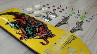 DREAM BUILD SKATEBOARD  NYJAH HUSTON SETUP 2019 [upl. by Gilmer]