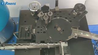 RS909A Automatic TO 220 transistor bending 90 degrees transistor preforming machine [upl. by Adamsun]