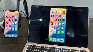 How to WIRELESSLY Screen Mirror iPhone to MacBook [upl. by Adlez422]