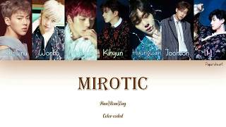 Monsta X몬스타엑스 MiroticTVXQ Cover HanRomEng Color Coded Lyrics [upl. by Michaela]