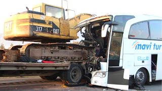 Dangerous Excavator Dozer Cranes Truck amp Car Working Fails  Total idiots VS Heavy Equipment 2024 [upl. by Ahsa]