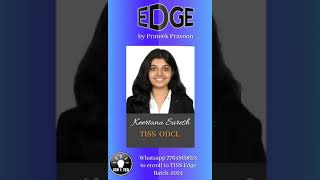 TISS ODCL Interview Keerthana Suresh Feedback IgnitedIAS [upl. by Eahsan]