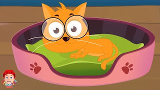 Meow Meow Billi Karti म्याऊं म्याऊं बिल्ली करती Bandar Mama  More Animal Rhyme amp Kids Song [upl. by Arahc]