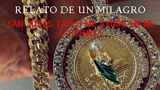 San judas Tadeo me ayudó en mi accidente ⛪️ [upl. by Neron]