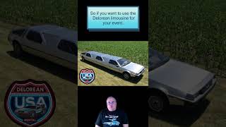 2024 Super Bowl Delorean Limo [upl. by Ahcarb]