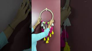 Beautiful Wall Hanging Craft short youtubeshort reel viral trending diycrafts wallhanging [upl. by Ardnaiek]