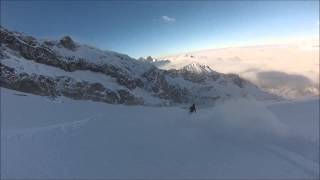 Ski Freeride Engelberg Titlis Steinberg und Galtiberg [upl. by Eeramit454]