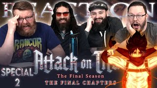 Attack on Titan  The Final Chapters  Special 2 FINALE REACTION [upl. by Tamsky]