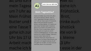 Learn German A1 Fast languagelearning learngermanfast viralshorts [upl. by Lahcear750]