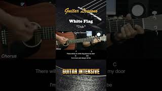 White Flag  Dido  EASY Guitar Tutorial with Chords  Lyrics  Guitar Lessons chordgitar [upl. by Adeys776]