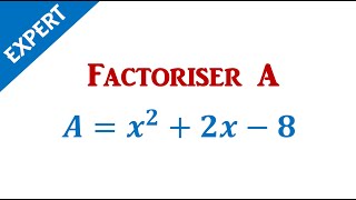 Factoriser une expression  Niveau EXPERT   3éme année collège  3APIC Biof [upl. by Caputo]