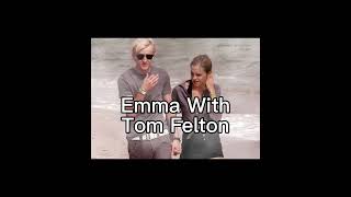 Emma Watson With Her Bf VS Emma Watson With Tom Felton [upl. by Eelime929]