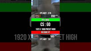 RTX 3050 vs RX 6500 XT sur CS GO [upl. by Sleinad781]