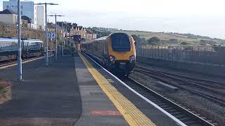 Class 221 XC Service Departing Penzance [upl. by Ayram113]