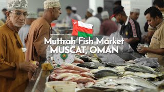 Muttrah fish market Muscat  Sultanate of Oman [upl. by Marra261]