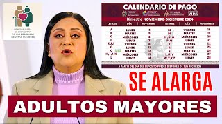 📢PAGO A RECIBIR AVISO PARA ADULTOS MAYORES 65 Y MAS🔔SE ALARGA EL CALENDARIO💥 [upl. by Trip]