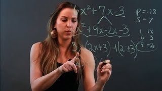 AC or Middle Term Splitting Method for Factoring Trinomials  Algebra Help [upl. by Etom]