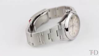 Rolex Oyster Perpetual 31mm SilverArab Pink Index Oyster 177200 T4D watch review [upl. by Ahsinroc]