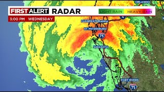 LIVE RADAR Hurricane Milton makes landfall in Florida [upl. by Ahseekat994]