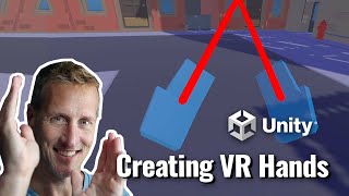 Unity VR XR Creating Simple Hands using ProBuilder in Unity [upl. by Nagar605]