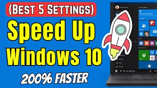 How to Speed Up Windows 10 and Fix Lagging and Slow issues Best 5 Methods in 2024 [upl. by Efren194]