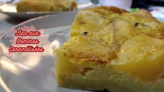 Flan aux Pommes Caramélisées  Recette Facile et Gourmande [upl. by Aiyram798]