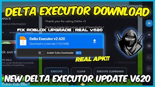 NEW Delta Executor Latest Verison V620  Delta New Update Download Android amp Emulator [upl. by Kurtzig]