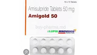 Amigold 50 Tablets Amisulpride Tablets 50 mg [upl. by Naerad544]