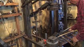 Introduction to the treadle hammer for blacksmithing [upl. by Ysdnyl331]