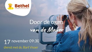 Dienst live vanuit de Bethelkerk 17 november 2024 [upl. by Aderf]