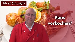 Sollte man eine Gans vorkochen [upl. by Kesia]