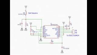 ATMEL AT28C16 EEPROM Writing Sequence Circuit [upl. by Llet]