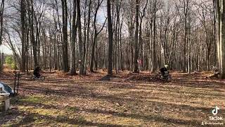 Playing in the Poconos at a awesome air bnb crf110 fasterminis poconomountains [upl. by Lemhar]